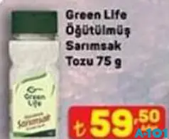 GREEN LİFE ÖGÜTÜLMÜŞ SARIMSAK TOZU 75 G fiyat ve kampanya bilgisi